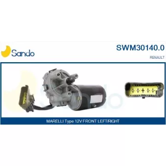 Moteur d'essuie-glace SANDO SWM30140.0
