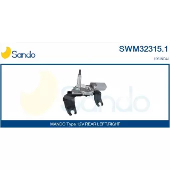 Moteur d'essuie-glace SANDO SWM32315.1