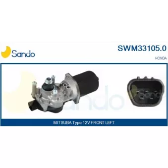 Moteur d'essuie-glace SANDO SWM33105.0