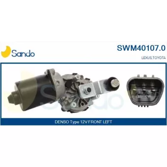 Moteur d'essuie-glace SANDO SWM40107.0