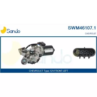 Moteur d'essuie-glace SANDO OEM 96893302