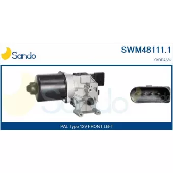 Moteur d'essuie-glace SANDO OEM 6Q1955113A