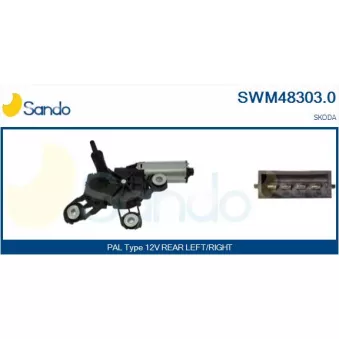 Moteur d'essuie-glace SANDO OEM 5J7955711C