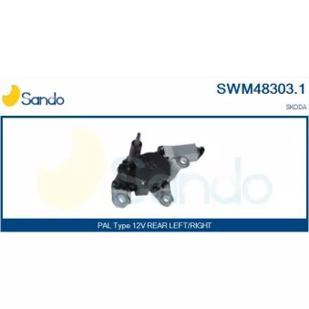 Moteur d'essuie-glace SANDO OEM 5J7955711C