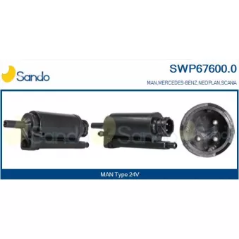 Pompe d'eau de nettoyage, nettoyage des vitres SANDO SWP67600.0