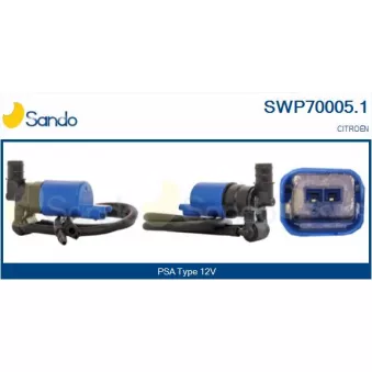 SANDO SWP70005.1 - Pompe d'eau de nettoyage, nettoyage des vitres