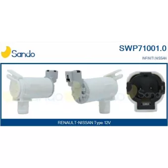 Pompe d'eau de nettoyage, nettoyage des vitres SANDO OEM 2224620A