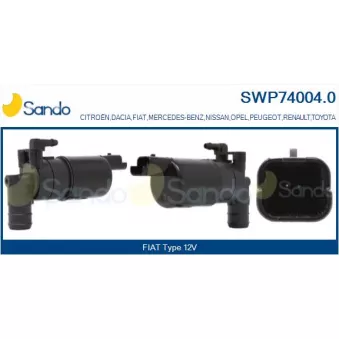 Pompe d'eau de nettoyage, nettoyage des vitres SANDO SWP74004.0