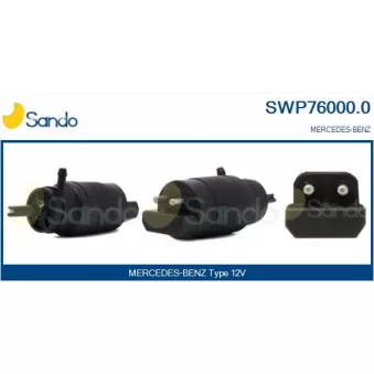 Pompe d'eau de nettoyage, nettoyage des vitres SANDO OEM A1248690621