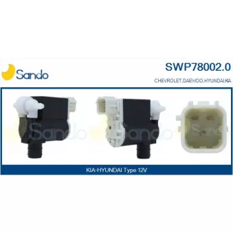 Pompe d'eau de nettoyage, nettoyage des vitres SANDO OEM 985102C100