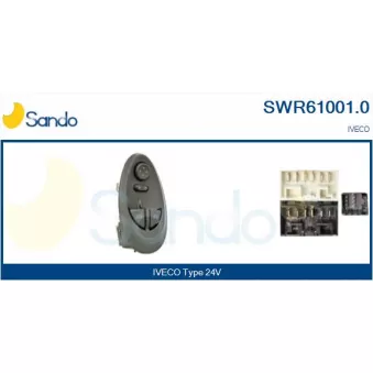 Interrupteur, lève-vitre avant gauche SANDO OEM 500321137