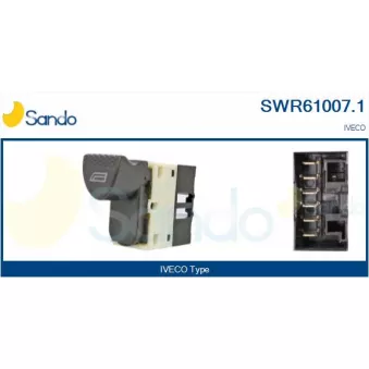 SANDO SWR61007.1 - Interrupteur, lève-vitre