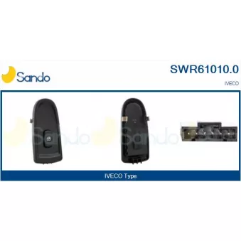 SANDO SWR61010.0 - Interrupteur, lève-vitre avant droit