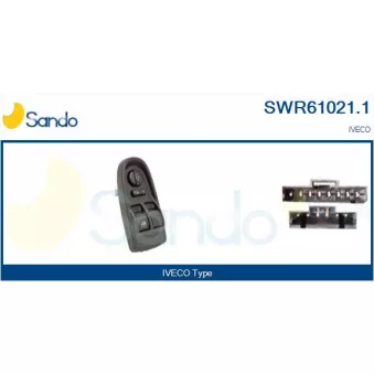Interrupteur, lève-vitre SANDO SWR61021.1
