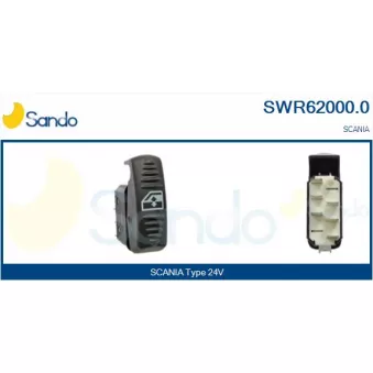 Interrupteur, lève-vitre SANDO SWR62000.0