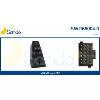 Interrupteur, lève-vitre SANDO OEM 21543897