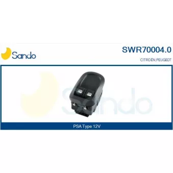Interrupteur, lève-vitre avant gauche SANDO OEM 6554WQ