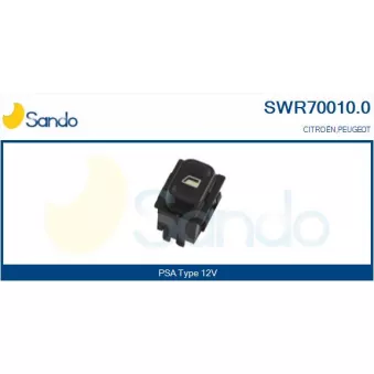 Interrupteur, lève-vitre SANDO OEM 6552Z7
