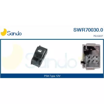Interrupteur, lève-vitre SANDO OEM 96662297XT