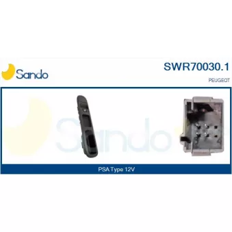Interrupteur, lève-vitre SANDO OEM 96662297XT