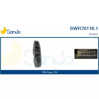 SANDO SWR70116.1 - Interrupteur, lève-vitre