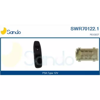 Interrupteur, lève-vitre SANDO SWR70122.1