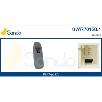 Interrupteur, lève-vitre SANDO SWR70128.1