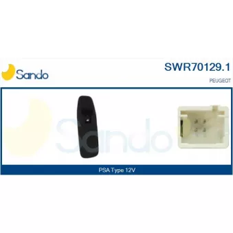 Interrupteur, lève-vitre SANDO SWR70129.1