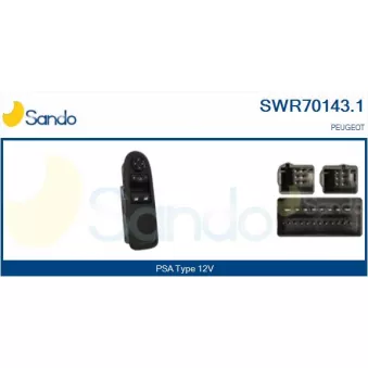 Interrupteur, lève-vitre SANDO SWR70143.1