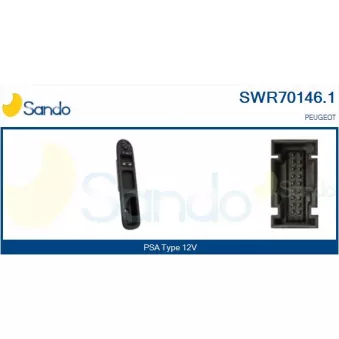 Interrupteur, lève-vitre SANDO SWR70146.1