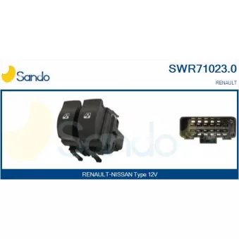 Interrupteur, lève-vitre SANDO OEM 8200060045