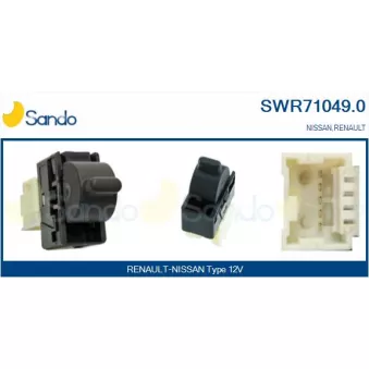 Interrupteur, lève-vitre SANDO SWR71049.0