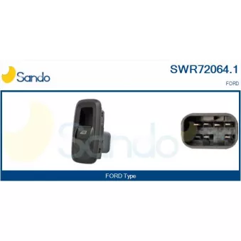 Interrupteur, lève-vitre SANDO SWR72064.1