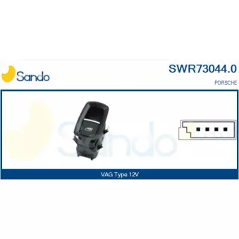 Interrupteur, lève-vitre SANDO SWR73044.0