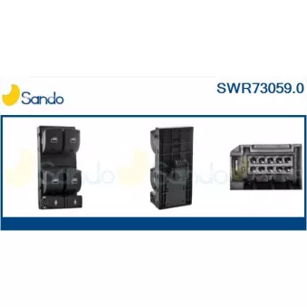 Interrupteur, lève-vitre SANDO SWR73059.0