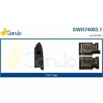SANDO SWR74063.1 - Interrupteur, lève-vitre avant gauche