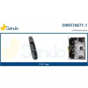 Interrupteur, lève-vitre SANDO SWR74071.1