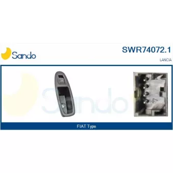 Interrupteur, lève-vitre avant droit SANDO SWR74072.1