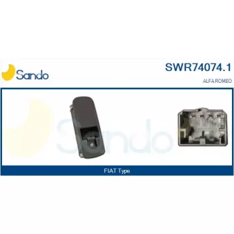 Interrupteur, lève-vitre avant droit SANDO SWR74074.1