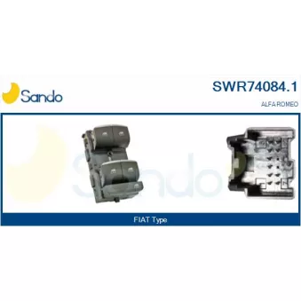 Interrupteur, lève-vitre avant gauche SANDO SWR74084.1