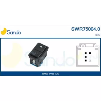 SANDO SWR75004.0 - Interrupteur, lève-vitre