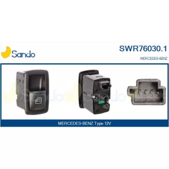 Interrupteur, lève-vitre SANDO OEM A2518200510