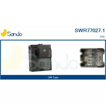 Interrupteur, lève-vitre SANDO SWR77027.1