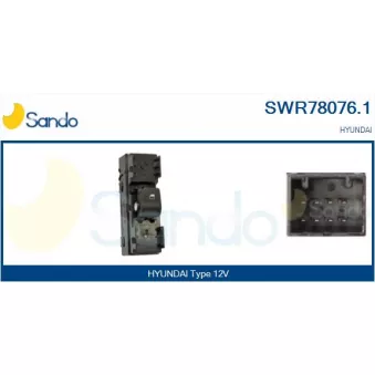 SANDO SWR78076.1 - Interrupteur, lève-vitre