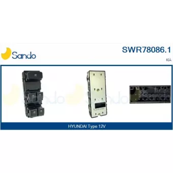 SANDO SWR78086.1 - Interrupteur, lève-vitre