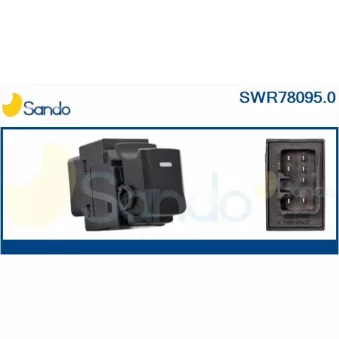 Interrupteur, lève-vitre SANDO [SWR78095.0]