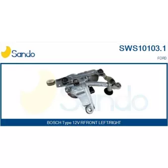 Système de nettoyage des vitres avant droit SANDO OEM 1729629