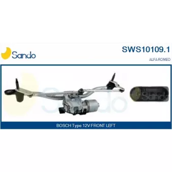 Système de nettoyage des vitres SANDO SWS10109.1