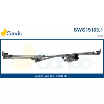 Système de nettoyage des vitres SANDO OEM 24450195
