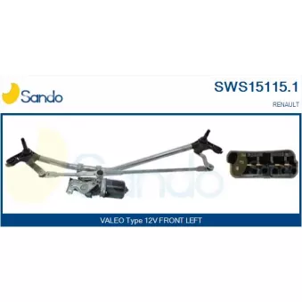 Système de nettoyage des vitres SANDO SWS15115.1